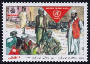 ✔️ AFGHANISTAN 2004 - INT. TUBERCELOSIS DAY - Sc. 1427 / A559 MNH [4AF14] RARE!