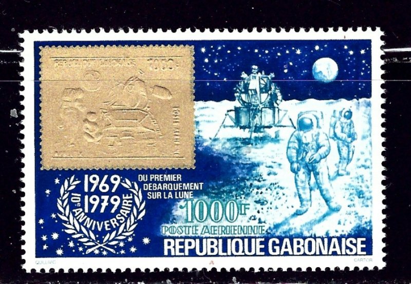 Gabon C224 MNH 1979 Moon Landing Anniv    (ap2032)