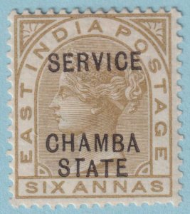 INDIA - CHAMBA STATE O10 OFFICIAL  MINT HINGED OG * NO FAULTS VERY FINE! - RQE