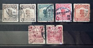 CHINA 1913 JUNK REAPER 7V LONDON PRINT Fine Used C6400