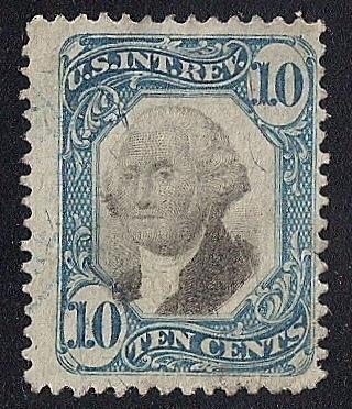 #R109 2 cents Revenue 1871-72 Revenue Stamp used F-VF