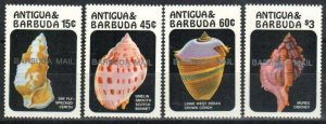 Barbuda Stamp 813-816  - Shells