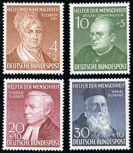 Germany Stamps # B326-30 MNH XF Scott Value $100.00