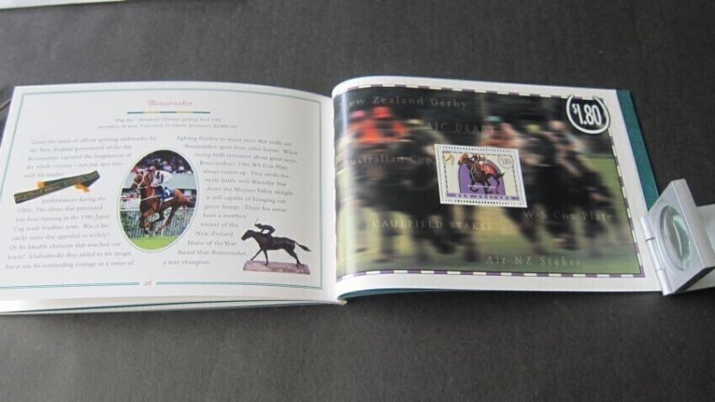 New Zealand 1996 Racehorses Complete Booklet