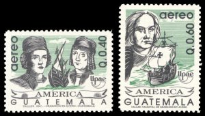 Guatemala 1992 #C842-C843 Mint Never Hinged