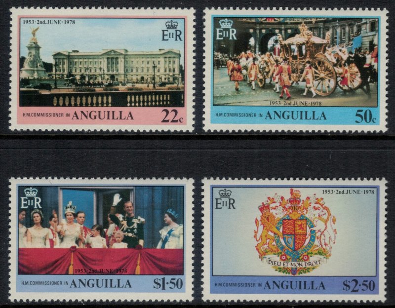 Anguilla #315-8a* NH  CV $3.10  Set & Souvenir Sheet