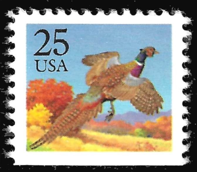 Sc 2283   25¢ Pheasant in Flight Booklet Single - MNH VF