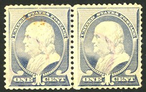 U.S. #212 MINT-VF PAIR NG
