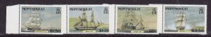 Montserrat-Scott#618-21-Unused NH set-Clipper Ships-1986-