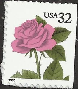 # 2492 MINT NEVER HINGED RED ROSE