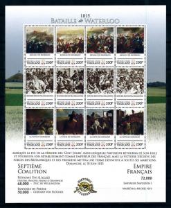 [78494] Togo Military War Battle of Waterloo Napoleon Sheet MNH