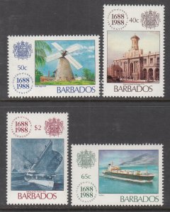 Barbados 731-734 MNH VF