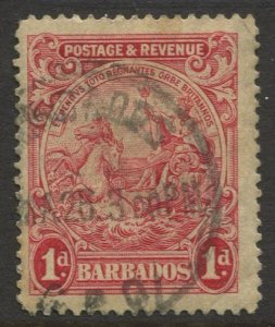 STAMP STATION PERTH Barbados #167 Seal Of The Colony Issue Used Wmk 4 -1925-34