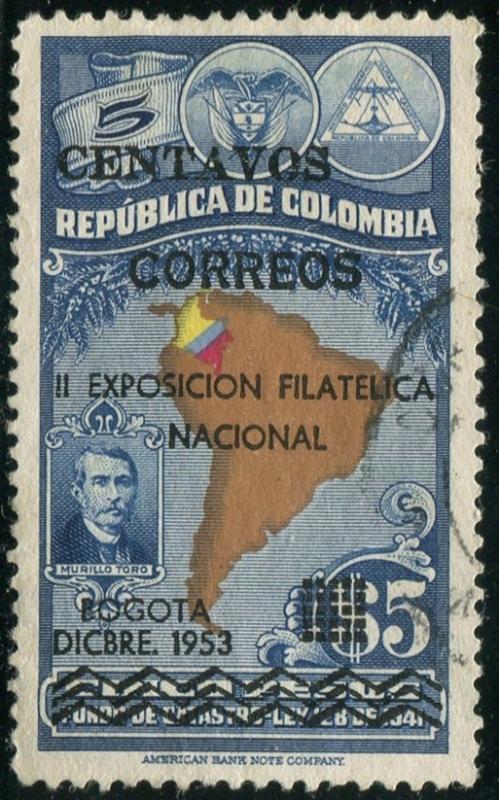 Colombia Sc#618 Used (Co)