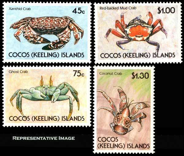 Cocos Islands Scott 212-215 Mint never hinged.