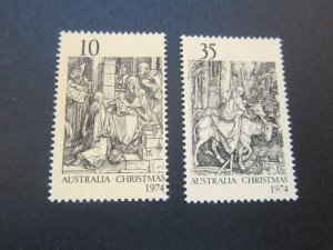 Australia 1974 Sc 600-01 set MNH