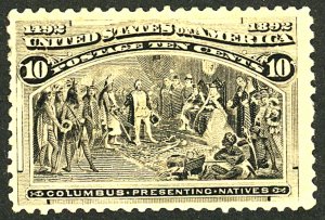 U.S. #237 MINT OG HR