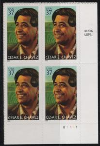 3781 37c Cesar Chavez B1111 LR