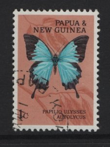 Papua New Guinea  #209  used  1966 butterflies 1c