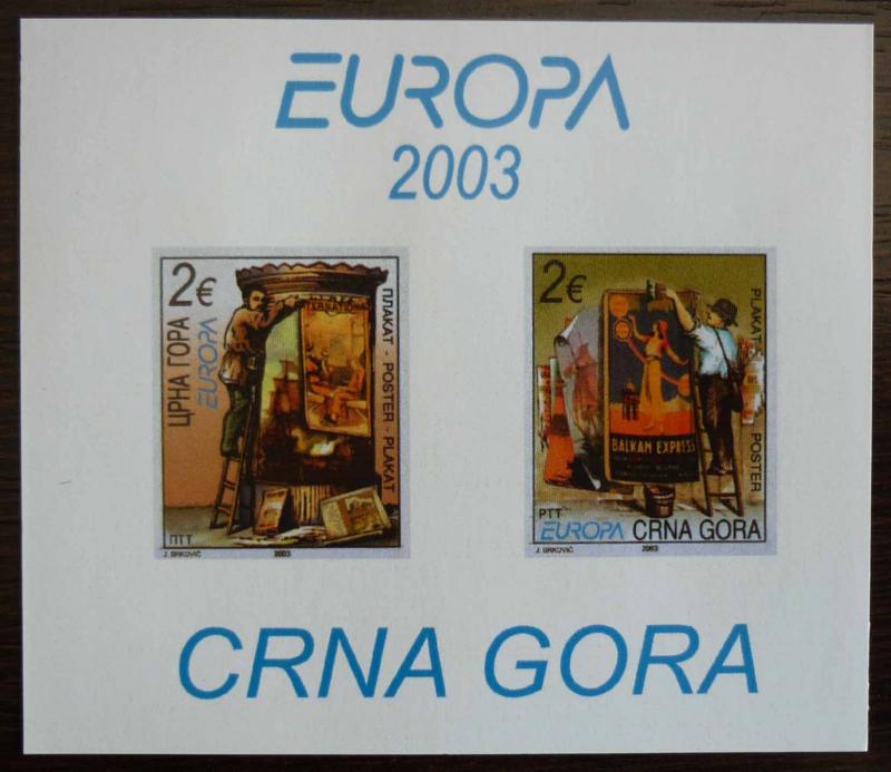 MONTENEGRO - BLOCK 2003 - MNH - PRIVATE ISSUE! crna gora yugoslavia J6