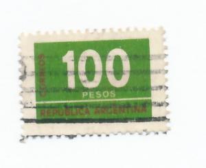 Argentina 1976 - Scott 1123 used - 100p, Numeral