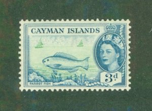 CAYMAN ISLANDS 146 MH CV $5.25 BIN $2.55