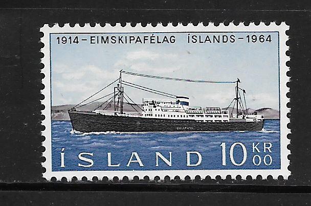 ICELAND, 359, MINT HINGED, STEAMSHIP