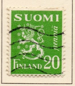 Finland 1930 Early Issue Fine Used 20p. NW-266079