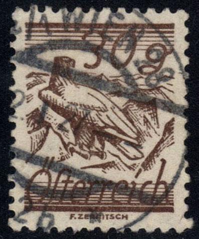 Austria # 318 White-shouldered Eagle, used (0.20)