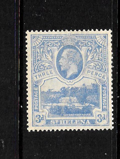 ST HELENA  1912-16  3d   KGV   MLH    SG 91