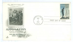 US 1182 1965 Appomattox, U/A