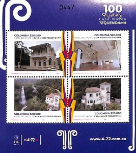 Colombia 2025, Tequendama Falls Museum centenary s/s, MNH