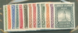 Ecuador #388-93/C80-6  Single (Complete Set)