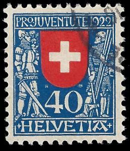 Switzerland 1922 Sc B21-24 uvf Pro Juventute