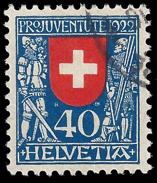 Switzerland 1922 Sc B21-24 uvf Pro Juventute