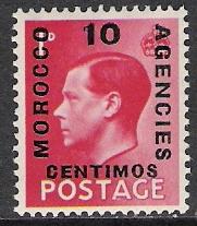 British Offices Abroad - Morocco #79a KG VI MNH