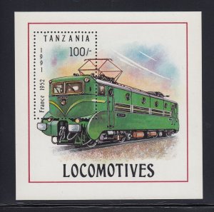 Tanzania 807 Locomotives SS mnh