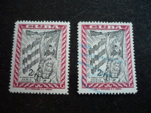 Stamps - Cuba - Scott#613 - Mint Hinged & Used Single Stamps