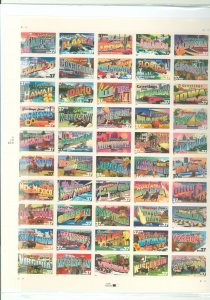 United States #3696-3745  Single (Complete Set)