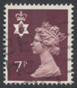 Northern Ireland GB  Machin 7p SG NI22  Used  SC# NIMH8  see details