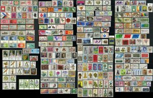 Germany Postage Deutsche BundesPost Stamp Collection Europe 1972-82 Used Mint LH
