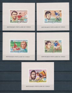 [112712] Congo Brazzaville 1978 World Cup football Argentina Silver OVP MNH