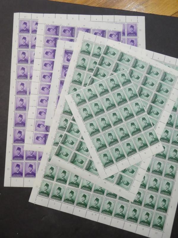 EDW1949SELL : INDONESIA-West Irian 1963 Sc #20-33. 175 Cplt sets VFMNH Cat $1295