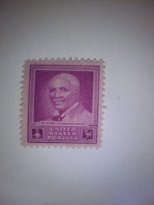 SCOTT # 953 SINGLE DR. GEORGE WASHINGTON CARVER MINT NEVER HINGED !!