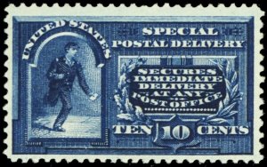 E4, Mint VF-XF LH 10¢ Special Delivery Stamp Cat $850.00  - Stuart Katz