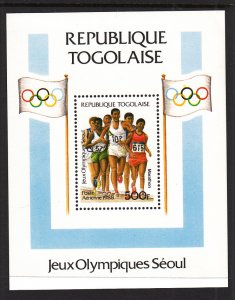 Togo 1470 Summer Olympics Souvenir Sheet MNH VF