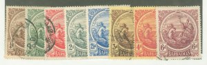 Barbados #127-133/135 Unused