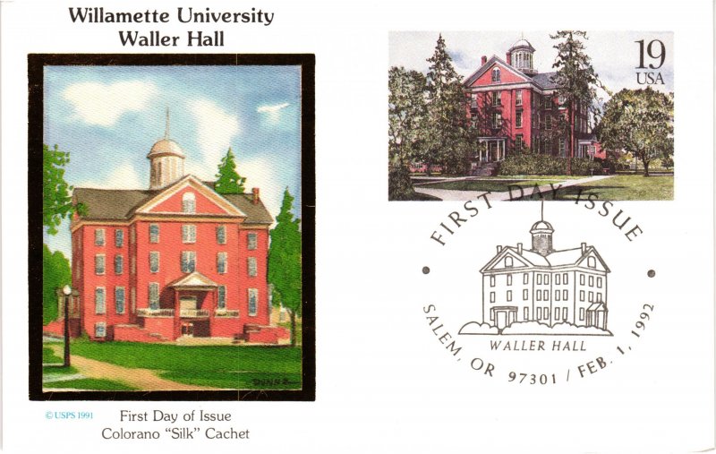 #UX162 Willamette University  – Colorano Silk Cachet