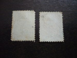 Stamps - Newfoundland - Scott# 80,82 - Used Part Set of 2 Stamps