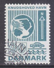 Denmark sc#512 1972 90o Highway Engineering used